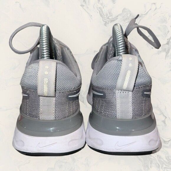 Nike React Infinity Run Flyknit 2 Particle Grey Running Athletic Shoe Women 6.5 - Picture 3 of 8